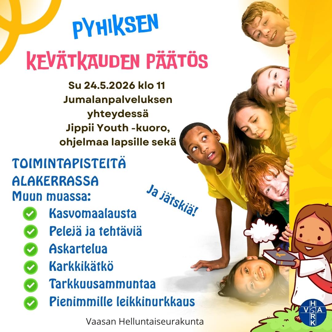 Pyhiskauden päätös kevät 26
