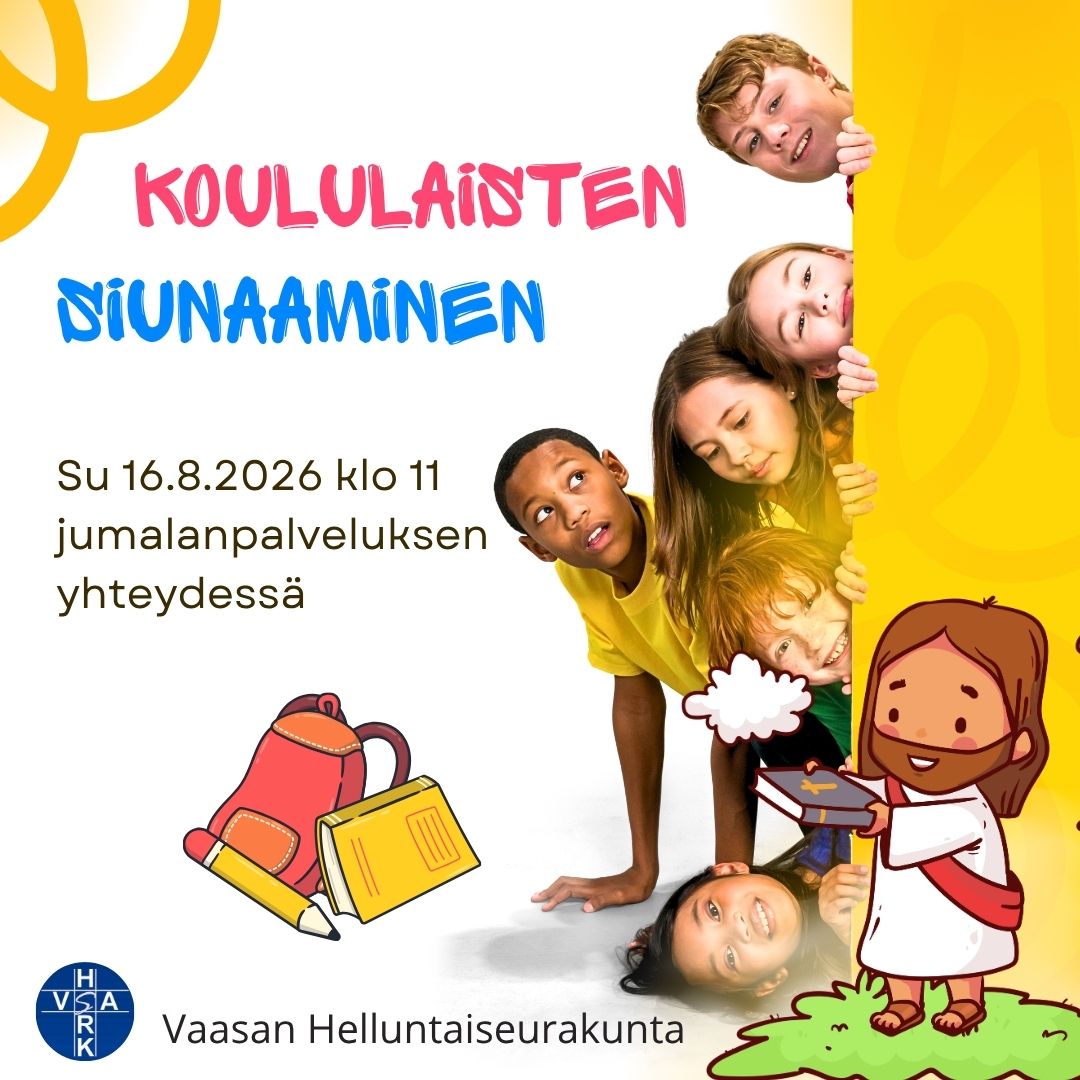 Koululaisten siunaaminen 16.8.