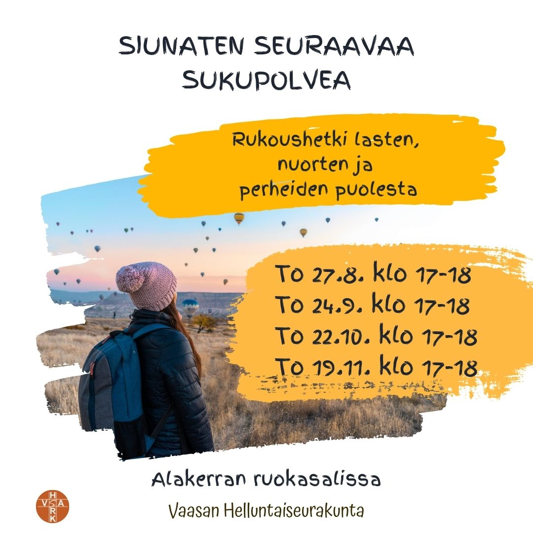 Rukoushetki lasten ja nuorten puolesta